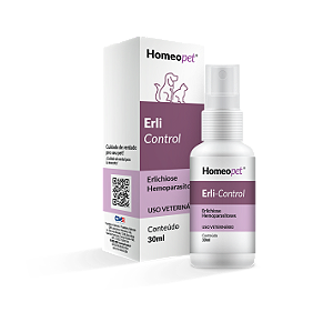 Erli Control - Hemoparasitose e Erlichiose em Cães e Gatos c/ 30 ml