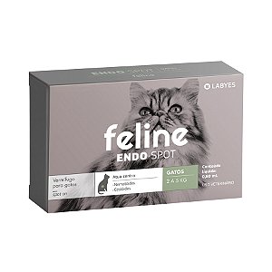 Feline Endo.spot Até 2kg Contém 0,4 ml