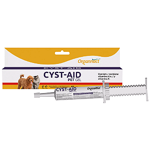 Cyst-Aid Pet Gel Suplemento p/ Cães e Gatos Vitamina a e y E 27 ml
