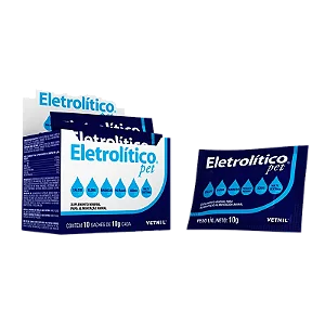 Eletrolítico Pet Suplemento Mineral Sachê c/ 10g