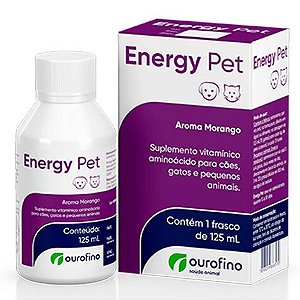 Energy Pet Suplemento Vitamina B C p/ Cães e Gatos 125 ml