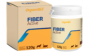 Fiber Active Suplemento Organnact p/ Cães e Gatos 120 g