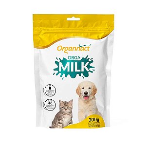 Orga Milk Suplemento p/ Filhotes de Cães e Gatos em pó de 300 g