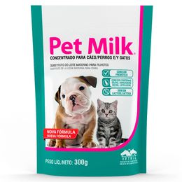 Pet Milk Concentrado p/Caes/Gatos 300g