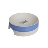 Comedouro de Cerâmica Cães e Gatos Fundo Curvo Cor Azul 200 ml