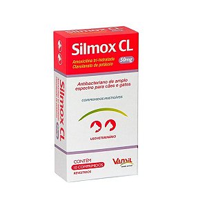 Silmox CL Antibacteriano Amoxicilina c/ 10 Comprimidos