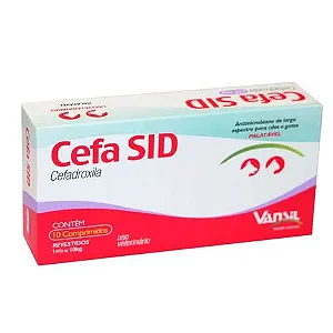 Cefa Sid Antibacteriano Cefadroxila c/ 10 comprimidos