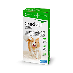 Credeli Ectoparasiticida Lotilaner 450mg p/ Cães de 11 a 22kg