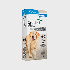 Credeli Ectoparasiticida Lotilaner 900 mg p/ Cães de 22 a 45 kg