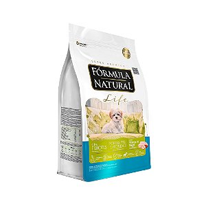Ração Formula Natural Life p/ Cães Filhotes Mini e Pequeno Sabor Frango e Maçã 2,5 kg