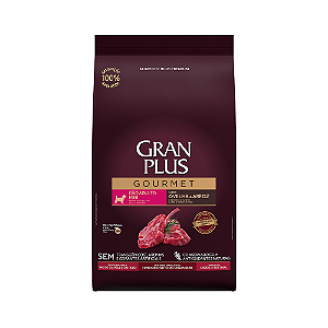 Ração Gran Plus Gourmet Cães Adulto Porte Pequeno e Mini Sabor Ovelha