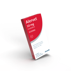 Alervet Antialérgico Loratadina p/ Cães 10 mg