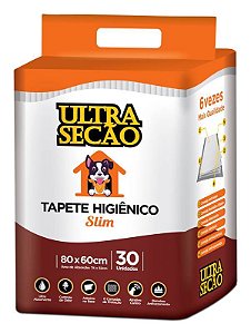 Tapete higiênico Ultra Secão Slim com 30 unidades