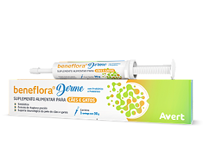 Beneflora Derme Suplemento p/ Cães e Gatos 30 g