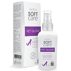 Pet Glove Soft Care Hidratante Coxins p/ Cães e Gatos 50 g