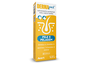 DermaPet Suplemento Alimentar para Cães e Gatos c/ 30 capsulas