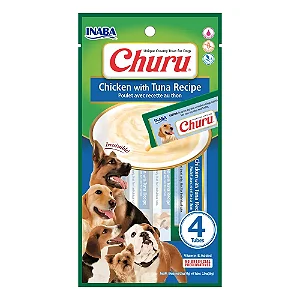 Patê Churu Frango com Atum p/ Cães 4 Unidades de 14 g