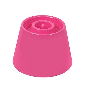 Dog Eat Comedouro Elevado e Lento M - Pink
