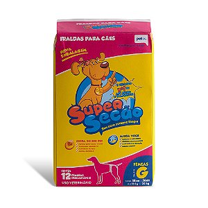 Fralda Supersecao femea - G