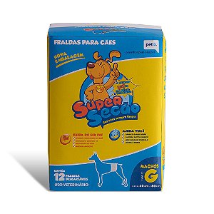 Fralda Supersecao macho - G