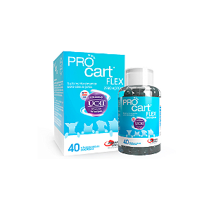 Procart Flex Suplemento p/ Cães e Gatos c/ 40 Cápsulas