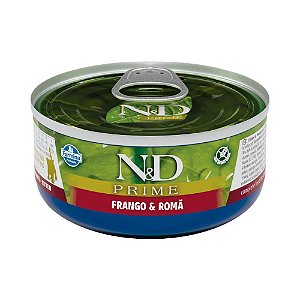 Patê N&D Prime p/ Gatos Filhotes Frango e Romã 70 g