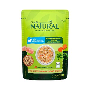 Ração Úmida Guabi Natural p/ Cães Adultos Frango & Cereais 100 g