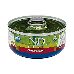 Patê N&D Prime p/ Gatos Adultos Frango e Romã 70 g