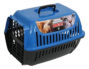 Caixa de Transporte BRINQPET N° 1 - Azul