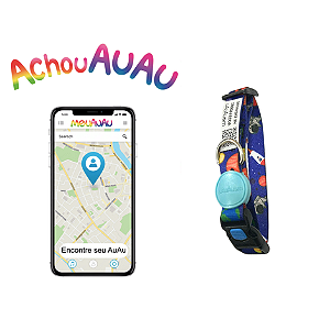 COLEIRA QR GATO - SPACE