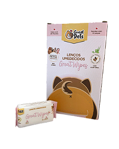 Lenço Umedecido - Great Wipes c/ 8 unidades