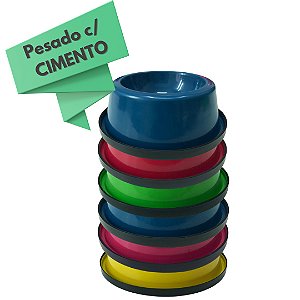 Comedouro Pesado 200 ml - Cores Sortidas