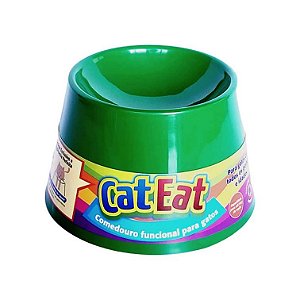 Comedouro Cat Eat  - Verde