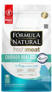Ração Fórmula Natural Fresh Meat Cuidado Oral  p/ Cães Adultos Mini e Pequenos 1 kg