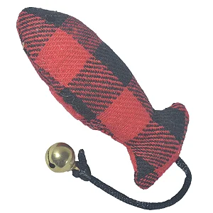 Brinquedo Peixinho com Sino p/ Gatos com Catnip Great Pets 9 cm