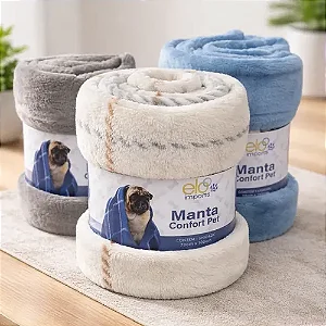 Manta Confort Pet Cores Sortidas