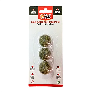 Bola de Catnip com 3 Unidades