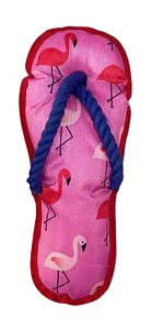 Chinelo de brinquedo Azul c/ Flamingos
