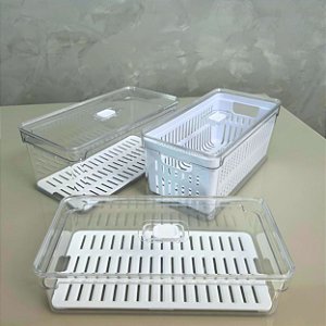 Kit Organizador de Geladeira - 3 Unidades