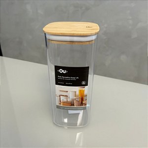 Pote Hermético para Mantimentos Bambu - 1,5L