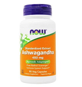 Ashwagandha 450 mg Now Foods 90 Caps Anti-stress