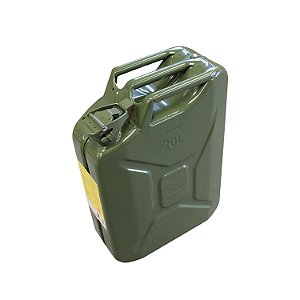 Galão Para Gasolina Militar Tanque Metálico 20 Litros Jeep 6614