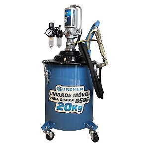 Propulsora Engraxadeira Pneumática Para Graxa Com Tambor 20kg