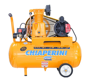 Compressor de Ar 28 Litros 1.5HP Bivolt 127V/220V 7.4BPI G2 com Kit 7281 - Chiaperini