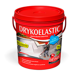 Manta Liquida Impermeabilizante Emborrachada 4kg Dryko C/nfe ELASTICGAL