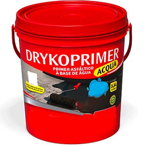 Primer Manta Liquida Asfáltico 3,6l Emulsão Asfáltica Dryko ULTRADRY- BCO