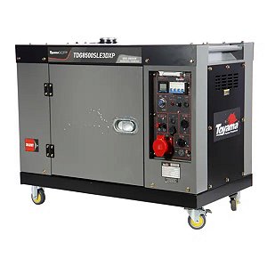 Gerador Diesel Tdg8500sle3dxp Cabinado Trifasico 220v 7.5kva Partida Eletrica - TOYAMA 251-076