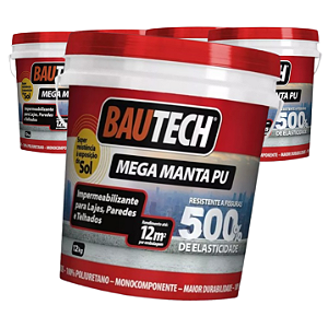Bautech Mega Manta Pu Branca 12kg Ultra Premium C/nfe