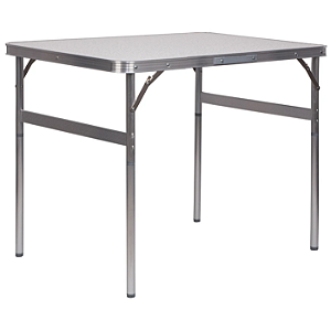 Mesa Dobrável Alumínio 90x60 Cm Vira Maleta C/nfe Palisad