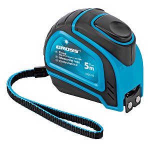 Trena Curta 5 M 25mm Leitura Em Mm E Pol. Profissional Gross 3255255